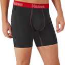 Hanes Men's Boxer Brief Underwear Pack, Stretch Cotton Boxer Briefs for Men, Moisture-wicking, 6-pack