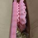 12-Pack Dessert Table Display Set, 6 Cupcake Stands and 6 Dessert Trays, Plastic Dessert Display Stands and Cake Stand, Treat Table Displays Set for Wedding, Baby Shower, Tea Party (Pink)