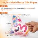 Koala Glossy Thin Inkjet Paper 8.5x11 Inches 100 Sheets Compatible with Inkjet Printer Use DYE INK 115gsm