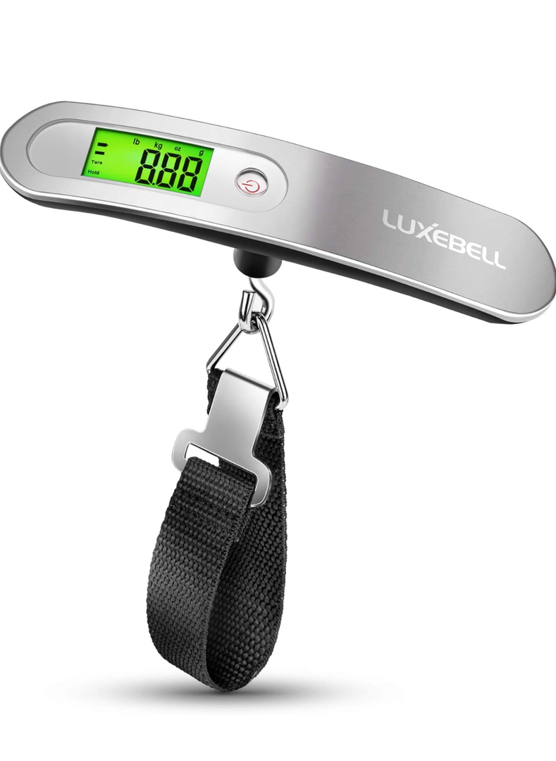 Digital Luggage Scale Gift for Traveler Suitcase Handheld Weight Scale 110lbs