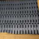 Plastic Interlocking Deck Tiles 36 Pack 12"x12" | Non-Slip Tool-Free Waterproof Outdoor Flooring All Weather Use Patio Floor Decking Tiles for Porch Poolside Balcony Backyard Garden | Dark Grey