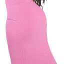 LovelyWholesale Bodycon Maxi Dresses for Women Sexy Sundresses Summer Ribbed Tank Dress B-Pink Small