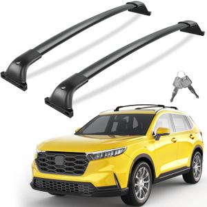 Tuyoung 300lbs All Aluminum Roof Rack Cross Bars Fit for 2023-2026 Honda CRV CR-V & CRV Sport Hybrid, Lockable Heavy Duty Crossbar Roof Rail Rooftop Skiboard Canoe Kayak Bike Cargo Luggage
