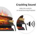 LegendFlame 25" W Free Standing Electric Fireplace Log Set (EF484), Fireplace Insert, Heater 750W/1500W, Crackling Sound, Remote Control (Nora 25" Oak)