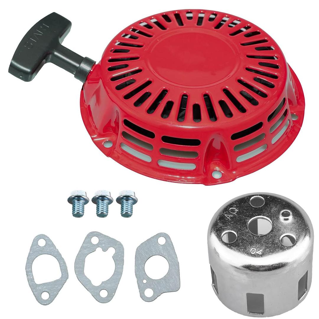 Ruma Pull Start Recoil Starter Assembly with Flange Cup for Honda GX120 GX160 GX200 Harbor Freight Predator 212 173 Engine Go Kart Ruma Pull Start Recoil Starter Assembly with Flange Cup for Honda GX120 GX160 GX200 Harbor Freight Predator 212 173 Engine Go Kart