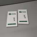 2 x [4 Packs] Tempered Glass for Samsung Galaxy S25 Ultra 6.9 Inch, 9H Clear, Fingerprint Unlock, Scratch Proof, No Bubble, Easy Installation Frame for Galaxy S25 Ultra Screen Protector