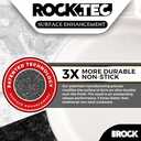 THE ROCK SOHO 11-Inch Non Stick Frying Pan with Lid–Nothing Sticks, Never Warps, Lasts Longer, Ceramic Non Toxic Skillet with Heat-Resistant Handle, PTFE PFOA&PFAS Free, Dishwasher Safe, Cream