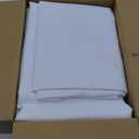 Fitable White Tablecloths for Rectangle Tables, 6 Pack - 70 x 120 Inches - Reusable and Washable Table Clothes for 6-8 Ft Tables, Polyester Fabric Table Covers for Wedding, Party, Banquet