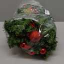 Christmas Garland with Lights 9FT Timer Prelit Garland Battery Operated Outdoor Indoor Christmas Decorations 30 LEDs Lighted Garland for Stairs Railing Fireplace Mantle Front Door Home Holiday Decor