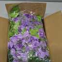 Lvydec Wisteria Artificial Flowers Garland, 4 Pcs Total 28.8ft Artificial Wisteria Vine Silk Hanging Flower for Home Garden Outdoor Ceremony Wedding Arch Floral Decor (Light Purple)