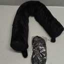 Travel Pillow-Twist Memory Foam Neck Pillow Support Pillow, Used for Neck, Chin, Waist and Leg Support-Suitable fo Airplanes, Buses, Trains. (Black)