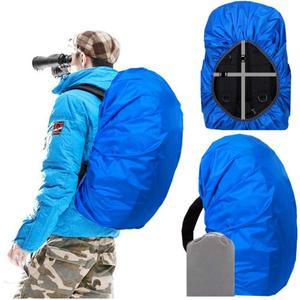 Joy Walker Waterproof Backpack Rain Cover, 12000mm Ultra-Waterproof, Upgraded Ultra-Strong Multilayers, Antislip Buckle Strap (XL (for 50-70L backpack), Blue)