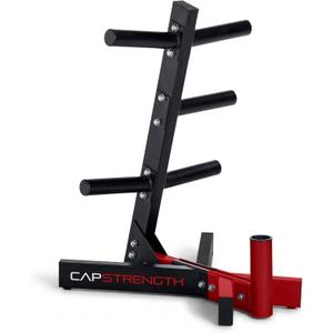 Cap Barbell Olympic Plate Tree Storage Rack