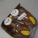 Sexysamba Travel Pillow for Kids Adults with Sleep Eye Mask Cute Cartoon U Shaped Memory Foam Neck Pillows for Travel Head Rest & Neck Support for Airplane, Car, Office Sleeping, Brown Owl