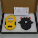 PREXISO Multi Surface Laser Level LED Light Vial, 30Ft Horizontal & Vertical Line Laser with Wall Mount Base, 2 Pins, 10 Sticker, 2 AA Batteries for Hanging Frames & Picture, Construction Wall Writing