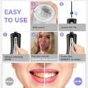 2026 New 350ML Water Dental Flosser Teeth Pick with Bag, 5 Modes Portable Cordless Oral Irrigator Cleaner, Electric Rechargeable IPX7 Waterproof for Home Travel Teeth Cleaning Flossing (Black)