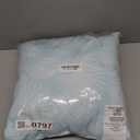 Tropical Botanical Palm Leaves Summer Pattern - Aqua Throw Pillow, 16x16