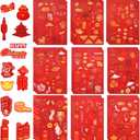 27 Sheets Chinese New Year Stickers Lunar New Year Stickers Year of The Horse 2026 Self Adhesive Stickers Spring Festival Decals Stickers for Happy Chinese New Year Decorations Party Supplies