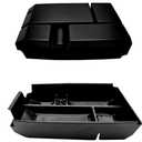 Center Console Organizer Interior Storage Box Fits for Ford Escape 2020 2021 2022 2023 2024 2025 and 2021 2022 2023 2024 2025 Bronco Sport Accessories (Black)