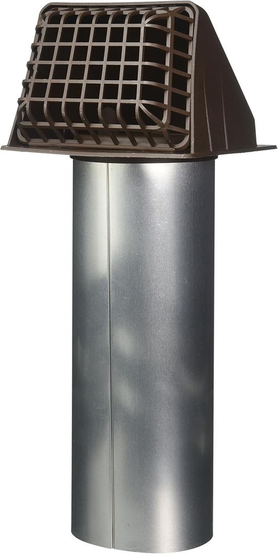 Dryer Vent Hood Assembly Brown