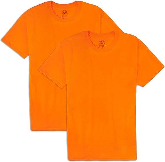 Fruit of the Loom Men's Eversoft Cotton T Shirts, Breathable & Moisture Wicking with Odor Control, Size S
