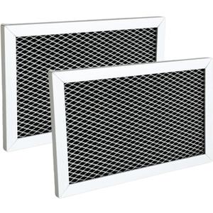 2 Pack Microwave Charcoal Filter Fit for GE JVM6175SK6SS, JVM6175EK6ES, JVM6175YK6FS, QVM7167RN8SS Microwave Replacement Part