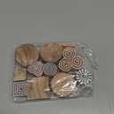 Royal Kraft Assorted Wooden Block Printing Stamps (Set of 10) 