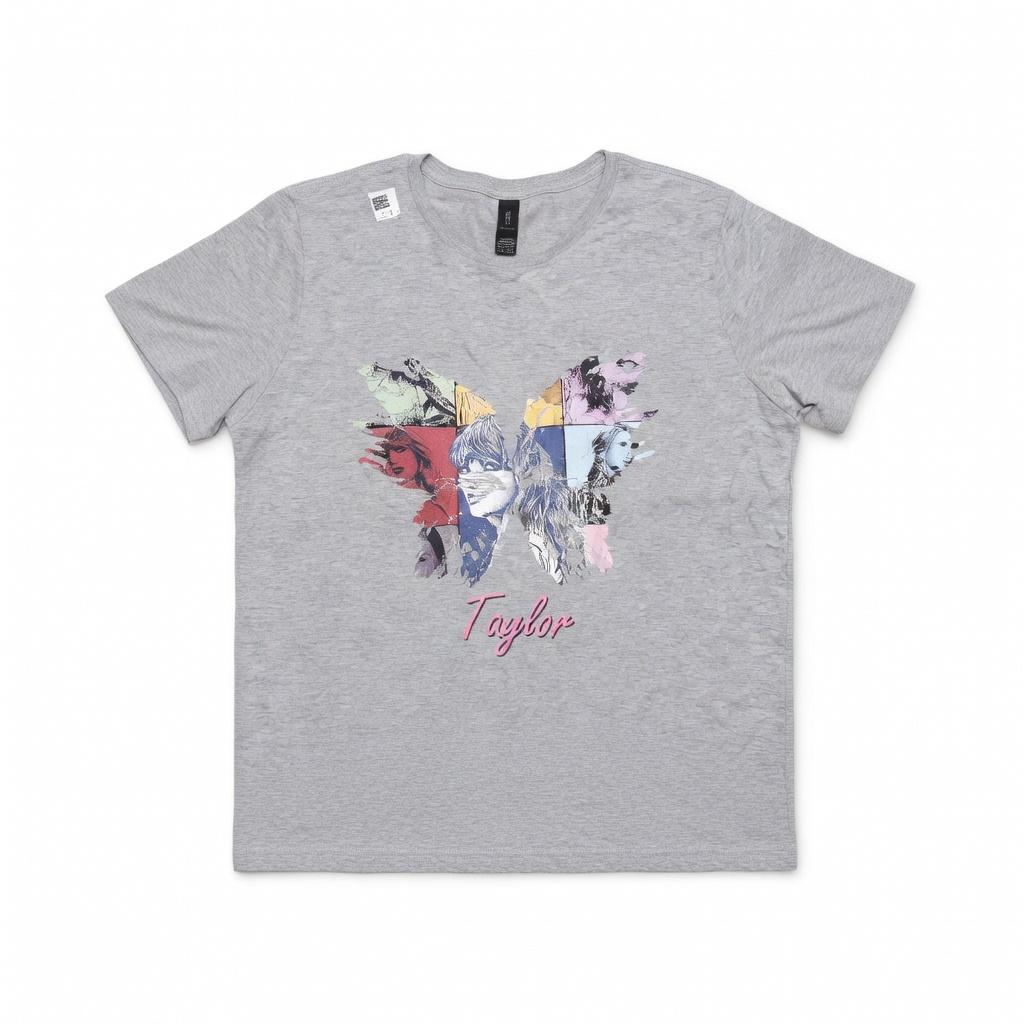 Gildan Taylor T shirt, gray size 2XL