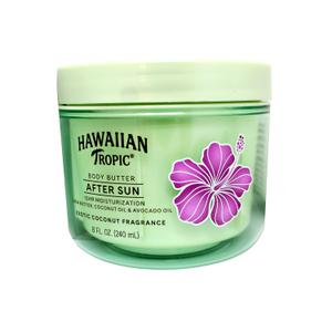 Hawaiian Tropic After Sun Body Butter with Coconut Oil, 8oz, After Sun Lotion, Moisturizing Body Lotion, After Sun Moisturizer, Coconut Body Butter, After Sun Care, After Sun Skin Care, 8oz