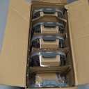 VERONES 10 Pack Glass Meal Prep Containers, Airtight Glass Lunch Containers, Stackable Glass Food Storage Containers Set with Lids, Exclusive of BPA, for Microwave, Oven, Freezer & Dishwasher, Grey