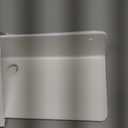 OAPRIRE White Acrylic Floating Shelves Set of 2 - Damage Free Expand Wall Space - 12 Inch Wall Shelves with Strong Adhesive for Bathroom, Bedroom, etc