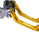 Pivot Dirt Bike Brake Clutch Levers Compatible with DR200S 2015-2019; DR250R 1996-2000; DRZ400 DRZ400S DRZ400SM 2000-2022; DJEBEL250XC 1998-2007, Gold
