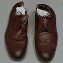 Men's Dress Shoes Casual Oxford Shoes Business Formal Shoes (8, Brown)