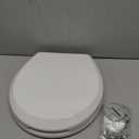 Quick Flip Toilet Seat with Built-In Potty & Splash Guard for Toddler Training, Slow Close - Jool Baby (Round)