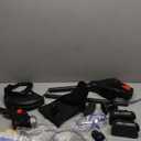 SMILOVII 21V Cordless Weed Wacker Lawn Edger, 4.6lbs Lightweight Battery Powered String Trimmer, 4-in-1 Brush Cutter with Metal Blades, Wire Brush & Guide Wheel for Garden Edging (2 Batteries, 2.0Ah)