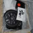 All Terrain Steerable Knee Scooter Crutch AlternativeDeluxe Medical Scooter Double Handbrake,for Adults Injured Ankle & Foot Recovery Scooter in Black