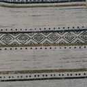 BESTSWEETIE 2x3 Area Rugs for Living Room Washable Moroccan Farmhouse Neutral Geometric Low Pile Non-Slip Soft Print Pattern Rug for Bedroom Kitchen Dining Room Entryway Black/Brown (3' x 2' (Rectangular))