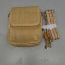 Haytijoe Faux Straw Crossbody Bags for Women Small Summer Purse RFID Woven Phone Bag Travel Beach Hawaiian Essentials Gifts