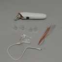 2025 Blackhead Remover Pore Vacuum,Facial Pore Cleaner-5 Suction Power,5 Probes,USB Rechargeable Blackhead Vacuum Kit Electric Acne Extractor Tool for Adult (White)