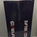 GEVEELIFE Drywall Sander, 880W 7.33A Electric Drywall Sander with Vacuum Dust Collector, 5 Variable Speed 1000-2100RPM, LED Light, Foldable & Extendable Handle, 12 Sanding Discs