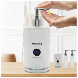 Oil Warmer for Massage, Mezsocly massage oil warmer for scented oil, Oil Warmer, Body Oils Heater for Spa, Salon and Barber Shops, with 2 Oil Bottle Dispensers, Constant Temperature, White (Ceramic White)