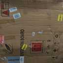 Enclosed Bulletin Board Outdoor Noticeboard with Locking Door, Weather-Resistant, Cork, Black Aluminum Frame, 48 x 34 in