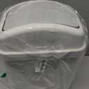 1.8 Gallon Plastic Swing-top Trash Can, Small Garbage Can with Swing Lid, Slightly Gray