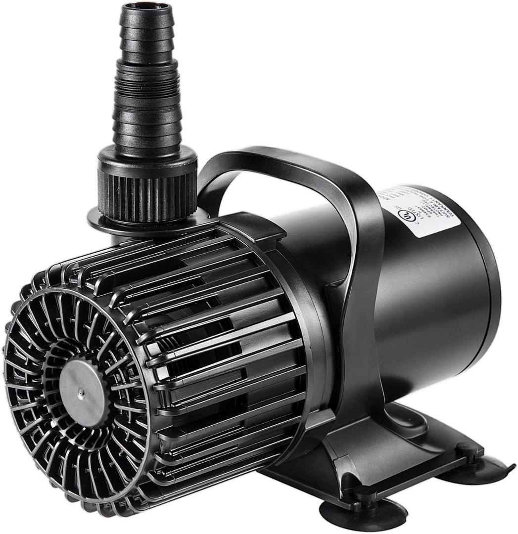 VIVOSUN 1600 GPH Submersible Water Pump, 100W Pond Pump, Ultra Quiet Aquarium Pump with 15FT. Lift Height for Pond, Waterfall, Fish Tank, Statuary, Hydroponic