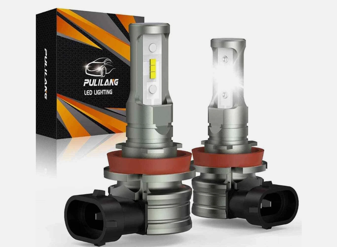 Pulilang H11/H8/H9/H16 LED Headlight Bulb Pack of 2