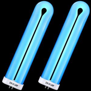 BF190 Replacement Bulb Compatible with Flowtron BK-40D Bug Zapper, 10 Inch FUL32T8/BL U Type Replacement Light Bulb for 32W Outdoor Electronic Insect Mosquito Killer(2 Pack)