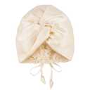 OLESILK Silk Bonnet for Sleeping Women: 100% Mulberry 22 Momme Silk, Adjustable Fit for Night Hair Care, No Frizz for Curls, Champagne (One Size)