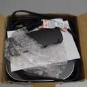 Small Portable Space Heater for Indoor Use - VOCRS 1500W PTC Electric Heater with Thermostat, Remote Control, 12H Timer, Eco and Fan Mode, Rapid and Safe Heating for Bedroom, Office