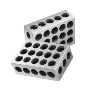 WFLNHB 1 Matched Pair Accuracy 1 x 2 x 3 Inch Blocks 23 Holes 0.0002" Machinist 1-2-3 Set