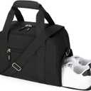 SeaRock 14 inch Small Gym Bag for Men & Women, Mini Duffle Bag with Shoe Compartment, Carry On Duffel Bag for Travel Sports, Black